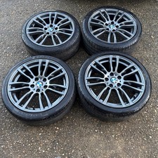Set 4 Genuine BMW 19" 3 4 Series Alloy Wheels F30 F31 Tyres 7845882 7845883 403M