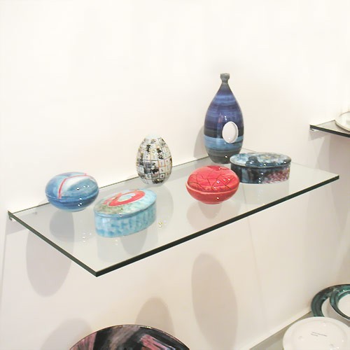 Toughened floating glass - "floating",