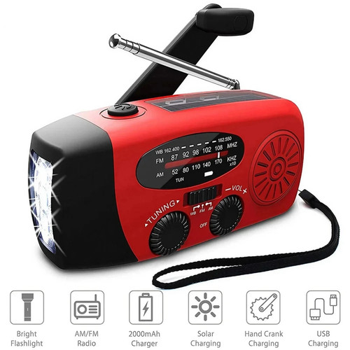 Solar radio usb charger - am,
