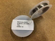 0.45mm x 10m 25 AWG Nichrome 80/20 Resistance Wire