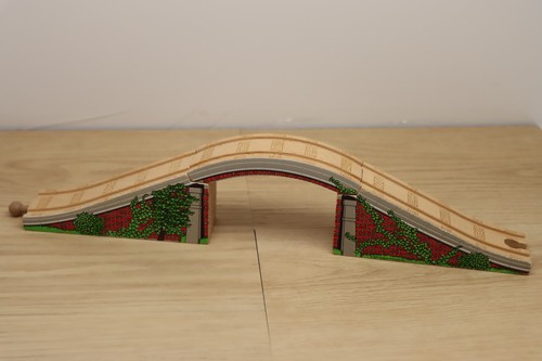 Wooden train track - train, and