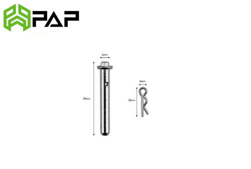 Front brake caliper pad pin - brake,