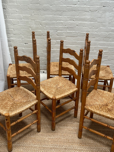 Set six rush farmhouse - of,