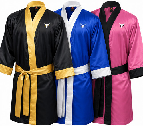 Mytra boxing gown - boxing, satin