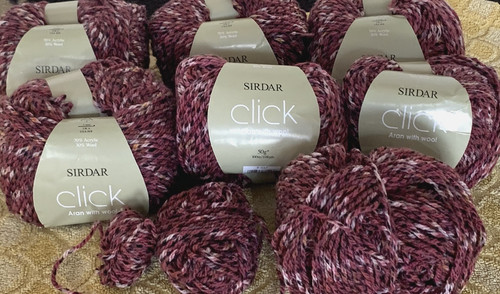 350gms sirdar click aran with - aran,