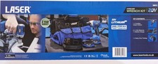 LASER 68013 Cordless Impact Wrench 1/2" Drive 20V Kit 4.0Ah 2000Nm HD Bag Auto