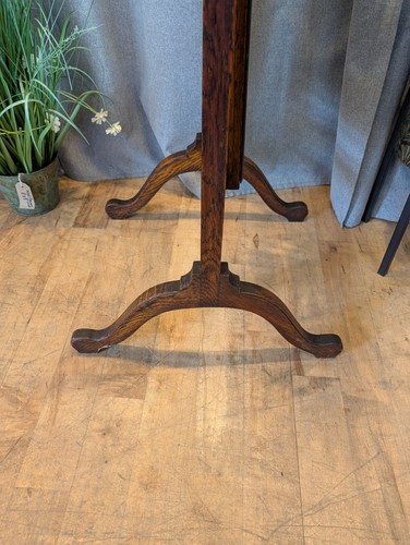 Reserved antique oak cheval - oak,