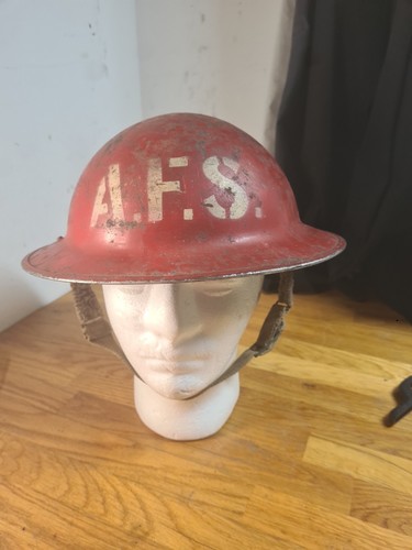 Ww2 brodie helmet afs - ww2, fire