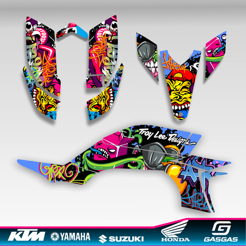 Custom yamaha yfz450 graphics - yamaha,