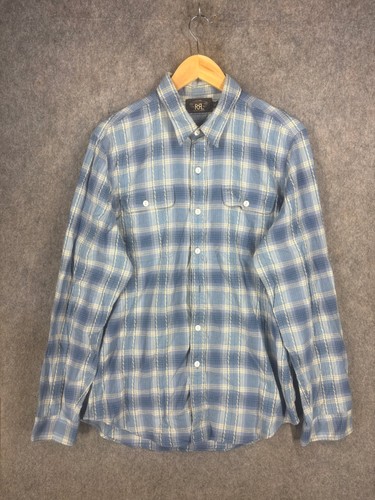Rrl shirt mens blue - shirt,