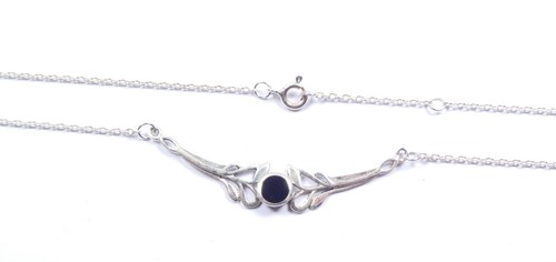 Necklace pendant onyx charles - necklace,