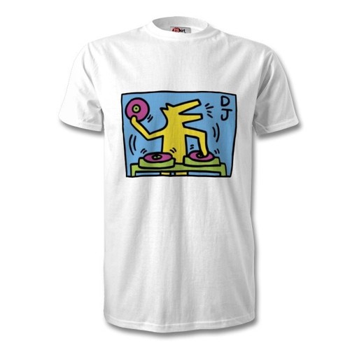 Keith haring music graffiti - dj,
