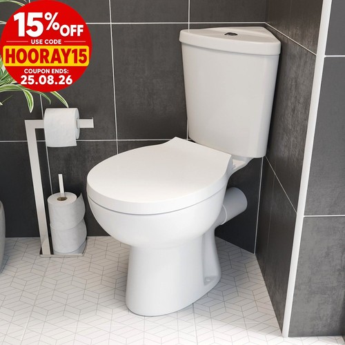 Close coupled bathroom corner - close,