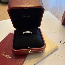 Cartier 18K White Gold Love