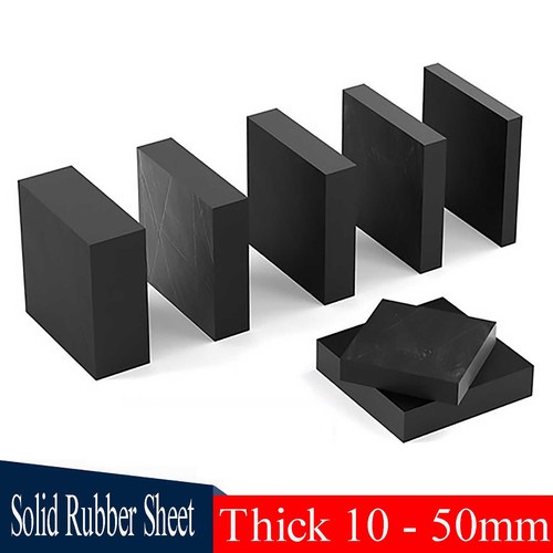 Solid rubber sheet hard square - solid,