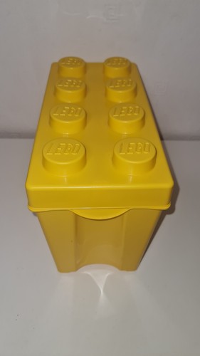 Lego storage brick yellow - brick,