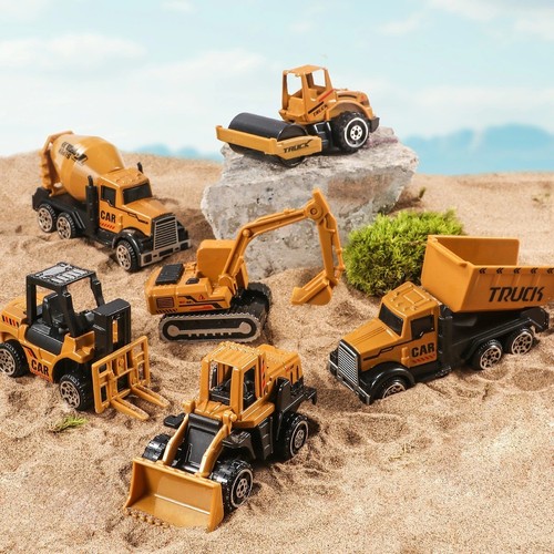 6pcs alloy engineering - alloy, truck
