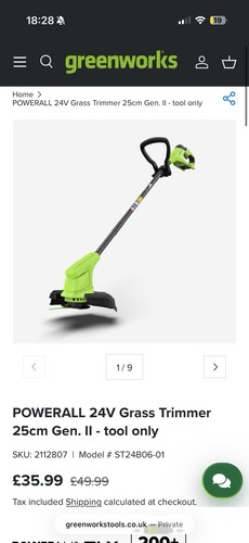 Greenworks string - greenworks, 25