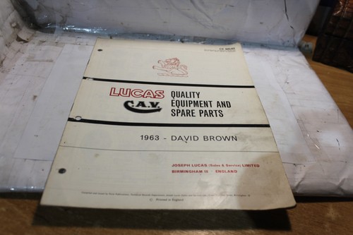 Lucas ce845 david brown - ce845/63,