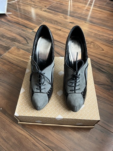 Faith vintage grey suede black - vintage,
