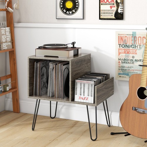 Record player stand turntable - record,