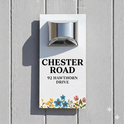 House number plaques - house,