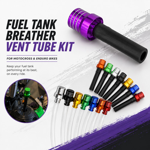 Motocross fuel tank breather - fuel,