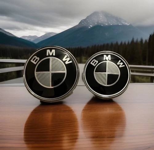 Bmw badges carbon 82mm - carbon,