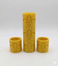 5 x Yellow UK Scout Woggle -