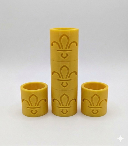 Yellow scout woggle - 5, uk