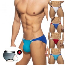Men's Swimming Swimwear Briefs Bikini Pouch Swim Bottom Beach Shorts Underwear