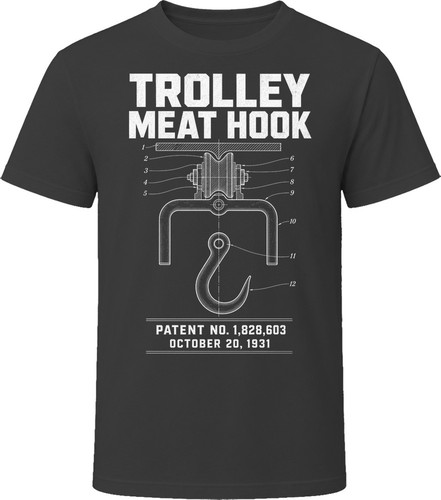 Trolley meat hook - hook, patent