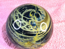 Mdina large glass paperweight