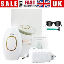 IPL Laser Permanent Hair Removal Device Painless 500,000 Flash Pulse Home Use UK