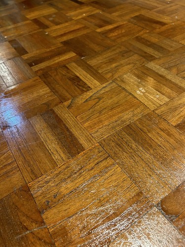 Reclaimed teak parquet - teak,