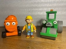 Bob The Builder, Bob, Rolly and  Dizzy pull back toys Cbeebies Vintage