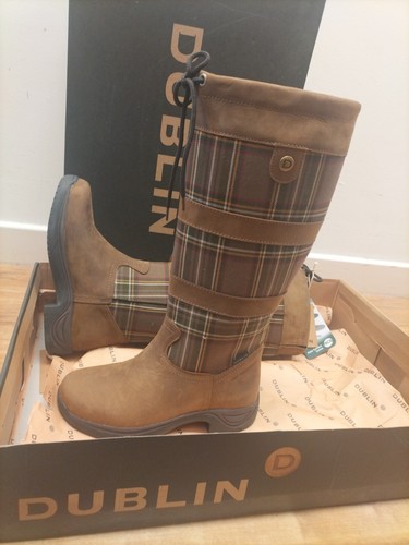 Dublin river plaid boots size - dublin,