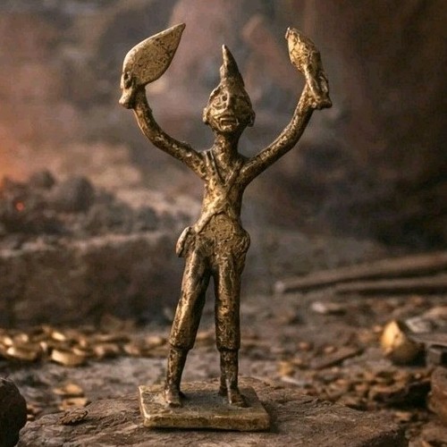 Vintage akan ghana brass - vintage,