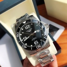 Longines HydroConquest Men's Sunray Black Watch - L3.730.4.56.6