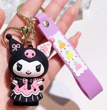 Assortment Kuromi Hello Kitty Keychain Keyring Pendant Bag Charms Collectables