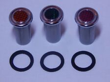 LUCAS HEADLAMP HEADLIGHT JEWEL INDICATORS GREEN RED AMBER TRIUMPH BSA NORTON 