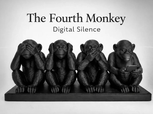 Fourth monkey digital silence - monkey,