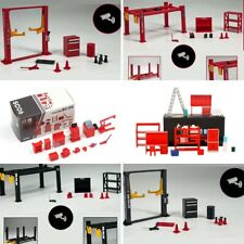 Diorama 1/64 Garage Repair Props Model Set Workshop Scene Model Accessories Toy