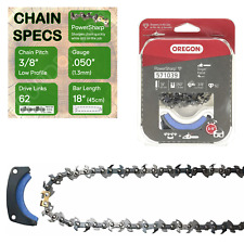 18" PowerSharp Chainsaw Chain Stone for Oregon CS300, CS1500, Qualcast YT4353-02
