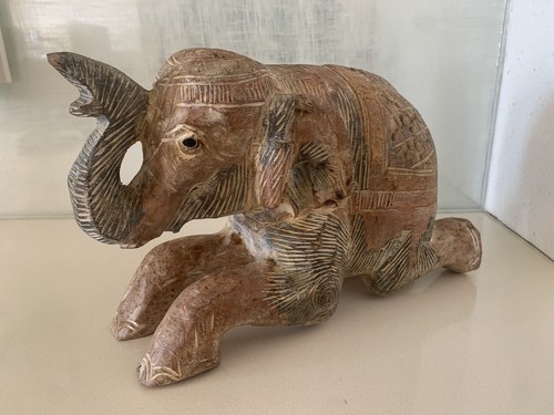 Vintage elephant statue hand - vintage,