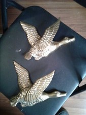 Vintage Brass Flying Duck