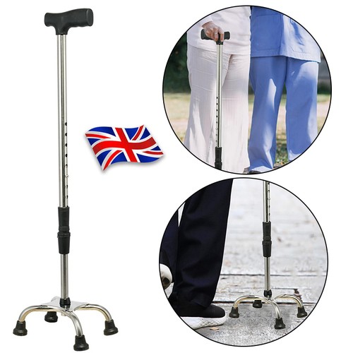 Steel small quad - cane, walking