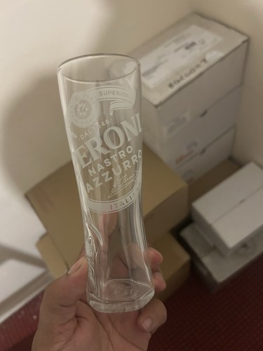 Peroni half pint - pint, glass