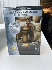 Classic Americana Series Childhood Memories LED Fountain - Boy