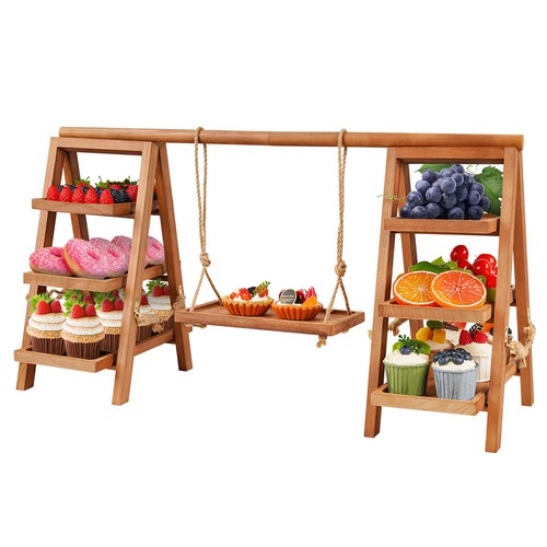 Wooden cupcake stand tier - cupcake,